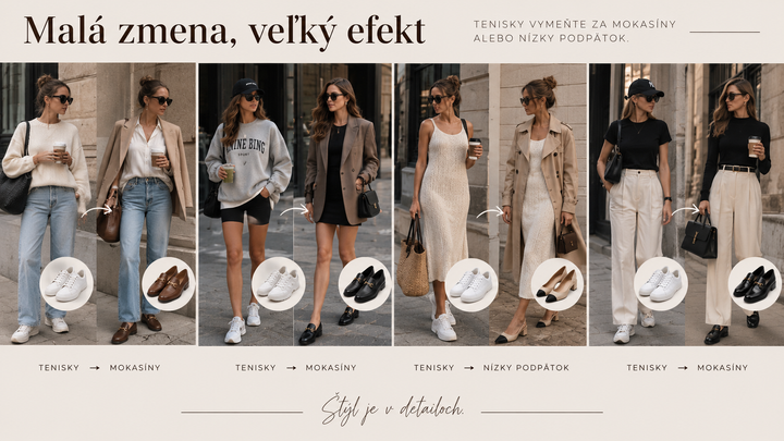 Topánky dokážu podčiarknuť každý outfit